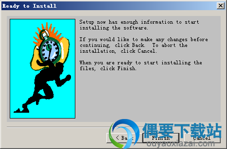 点击finish关闭安装界面即可