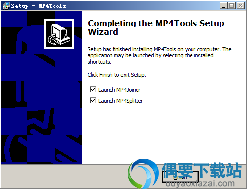 点击finish按钮关闭安装界面