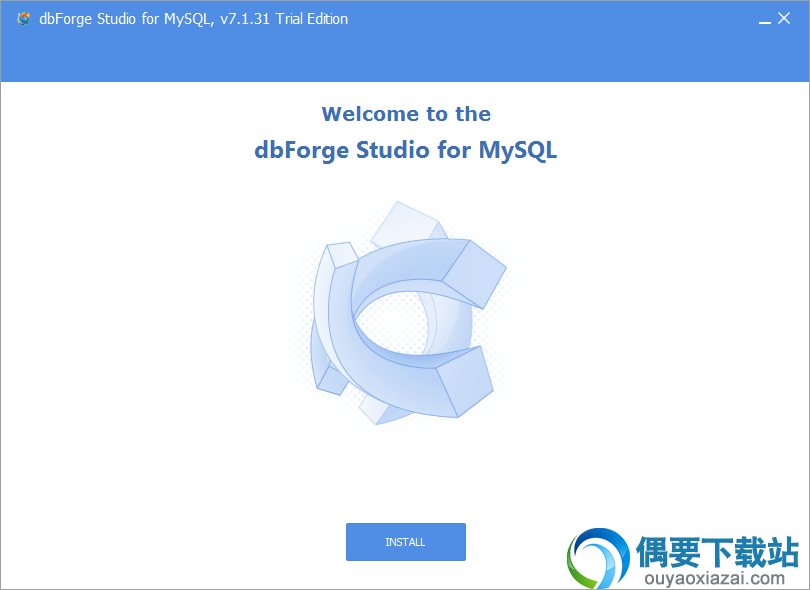 打开dbforge studio for mysql安装文件