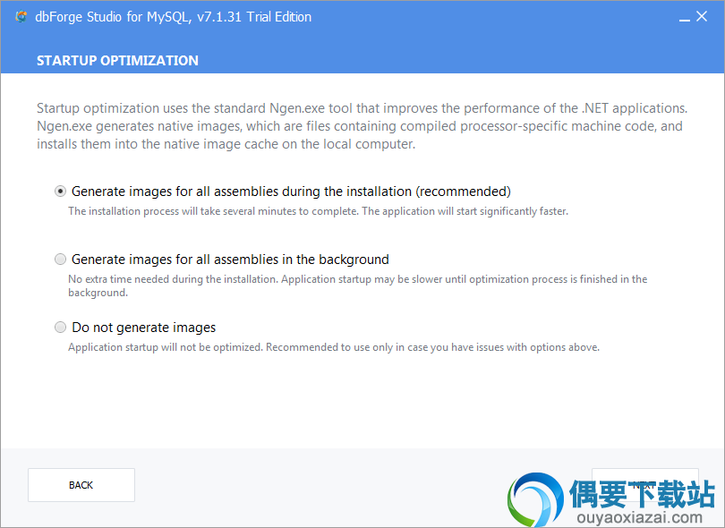 点击next