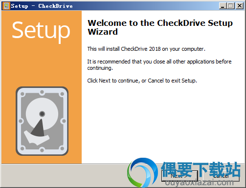 打开CheckDrive 2018安装文件