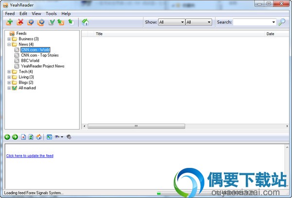 YeahReader 2.7绿色版_rss阅读器