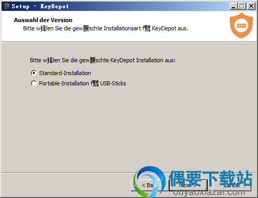 选择安装方式