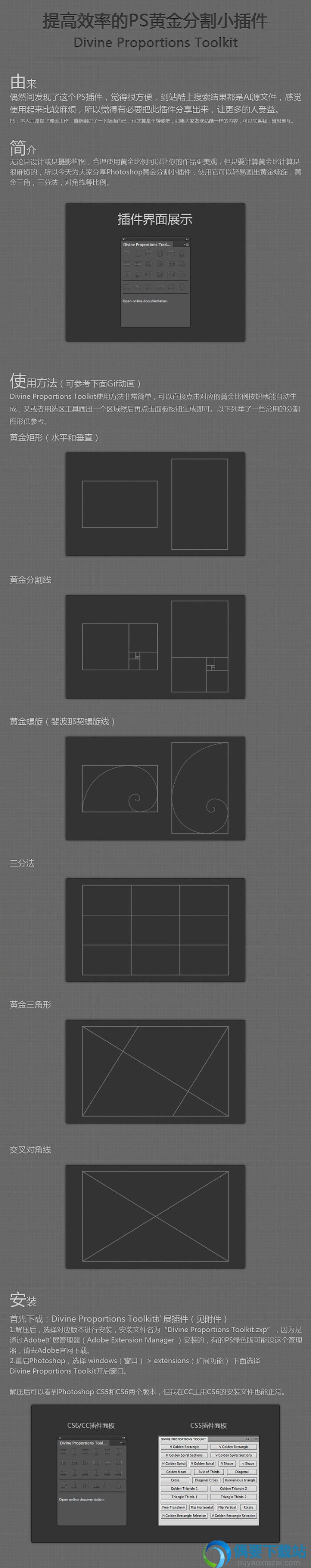Divine Proportions Toolkit使用说明图解教程