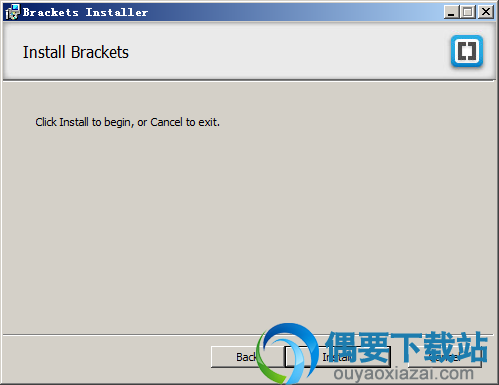 点击install按钮