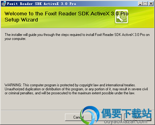 安装foxit reader sdk activeX 3.0
