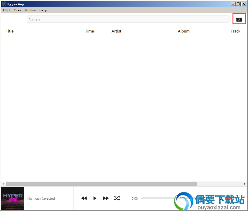 点击红框图标添加音乐所在文件夹