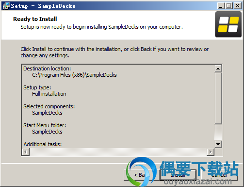 点击install按钮