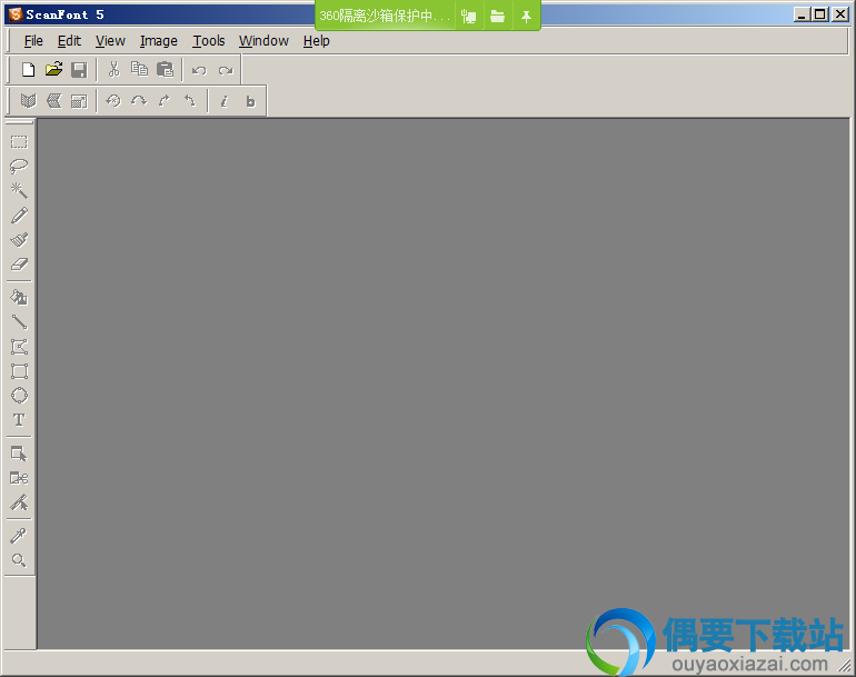 打开ScanFont软件