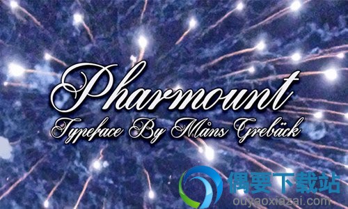 Pharmount 字体样张
