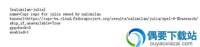 选择nalimilan-julia-epel-6.repo