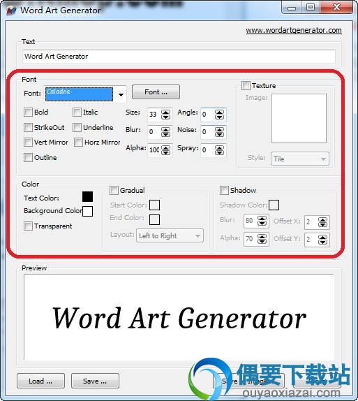 Word Art Generator使用方法