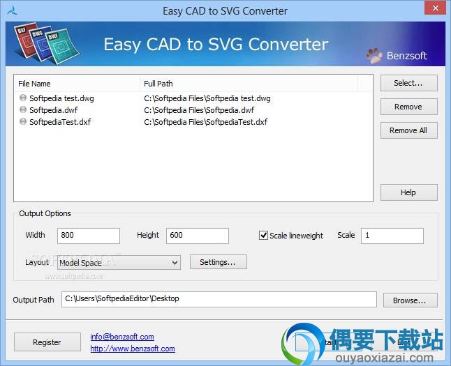 把CAD文件转换成SVG文件_Easy CAD to SVG Converter