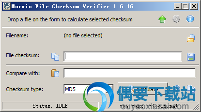 Marxio File Checksum Verifier 1.6.16下载_文件校验工具