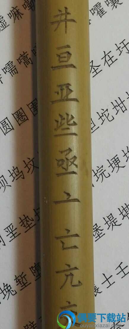 滕占敏竹刻体的故事