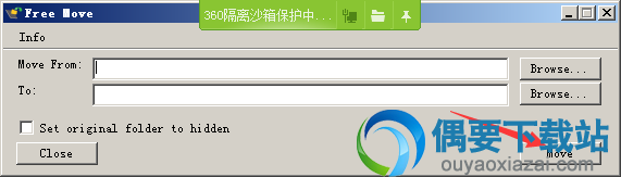 点击Move按钮即可