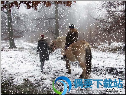 制作的雪花效果欣赏