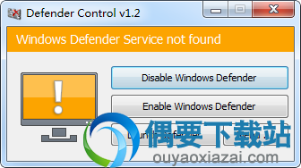 Entweder Windows防御者无法启动