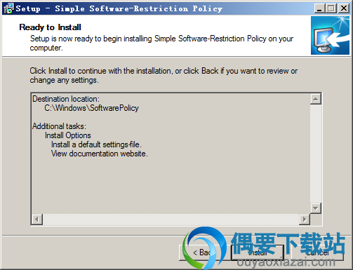 点击install按钮