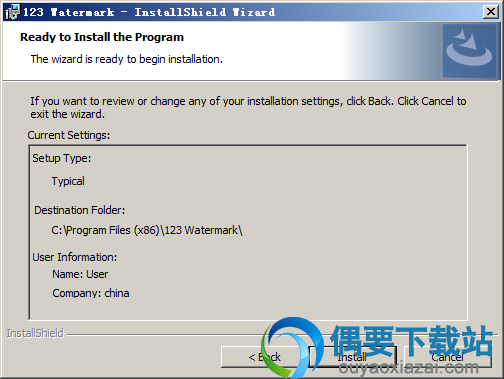 点击install按钮