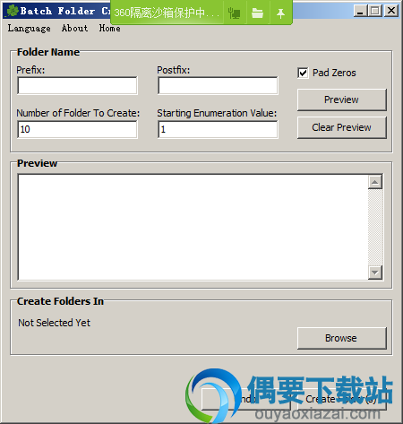 Batch Folder Creater下载_文件夹批量创建器