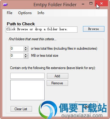 Empty Folder Finder免费下载_空文件夹删除工具