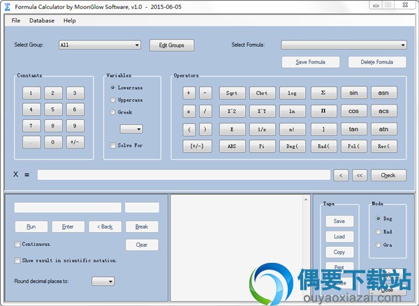 Formula Calculator公式计算器