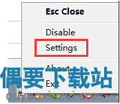 点击setting进入设置界面