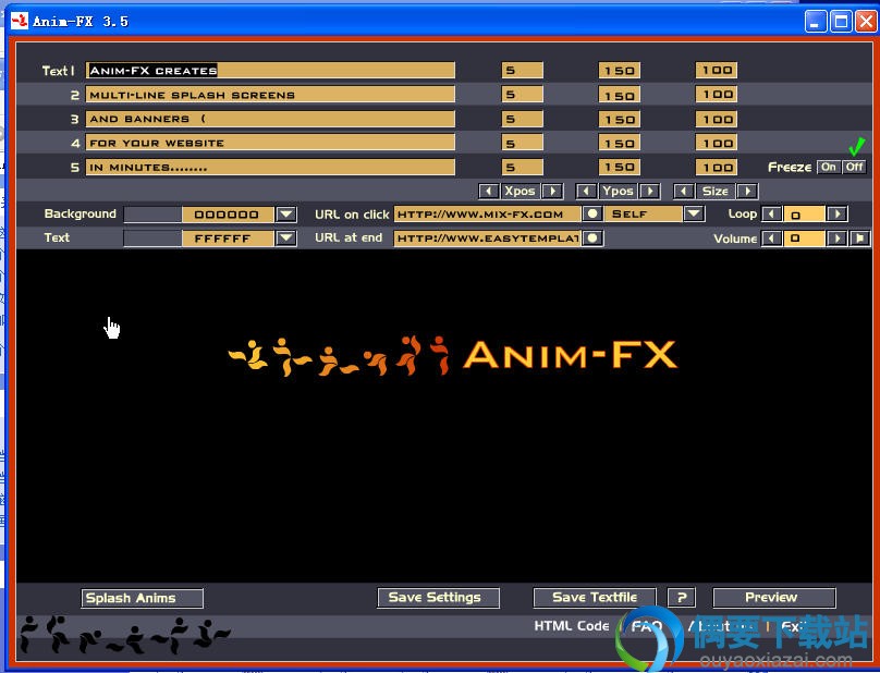 Flash文字特效制作软件_Anim-FX