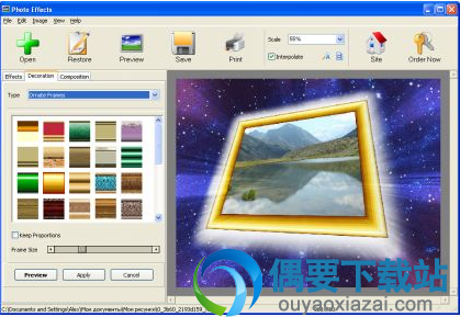 AMS Photo Effects 2.9.7绿色版下载_添加图片特效软件