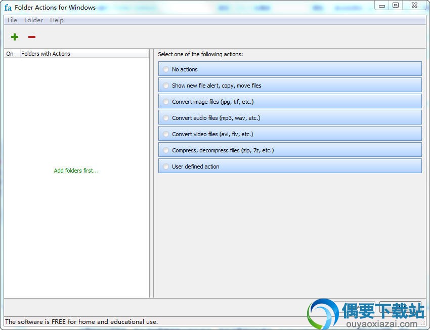 Folder Actions for Windows下载 v1.1免费版_智能文件夹操作