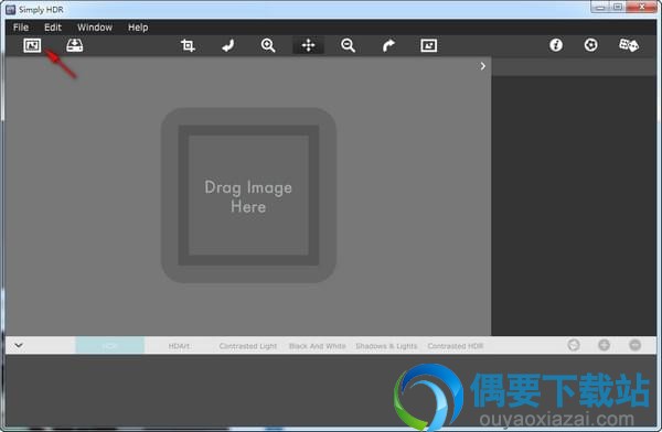 把需要处理的照片导入到软件里