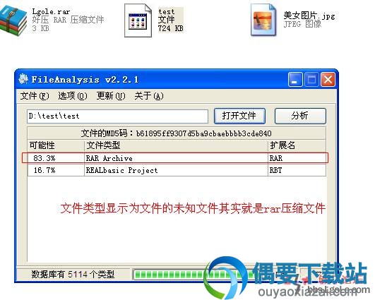 文件类型识别样例二