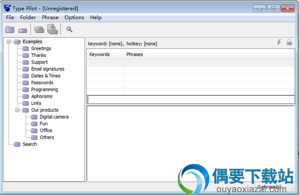 Type Pilot软件主界面截图