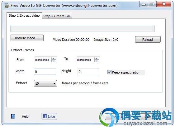 视频转GIF动画图片工具_Free Video to GIF Converter