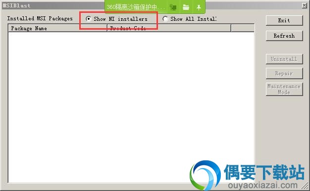 选择show NI installers