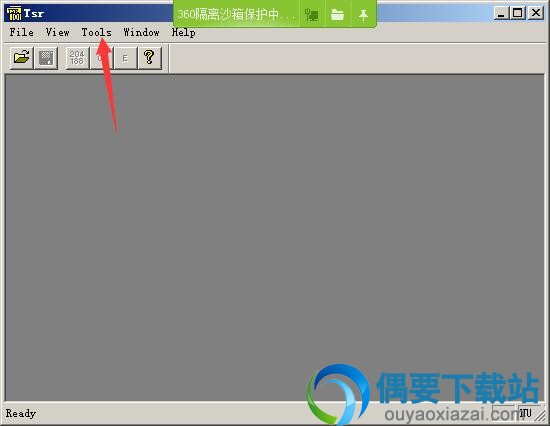 点击Tools