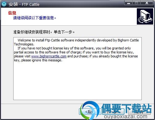 阅读安装信息