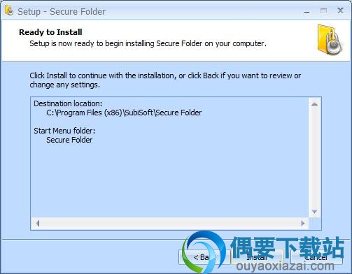 点击install