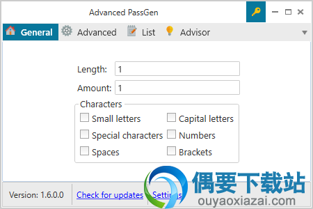 Advanced PassGen下载_密码生成工具_高级密码生成器