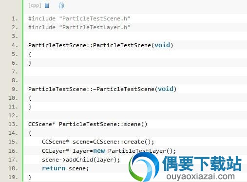ParticleTestScene.cpp