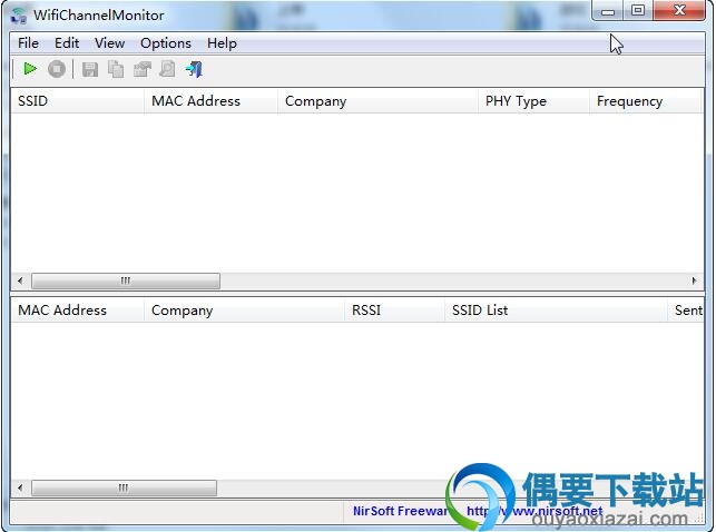 打开WifiChannelMonitor软件