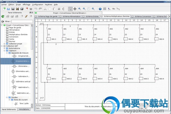 QElectroTech绿色版下载_电气原理图设计软件