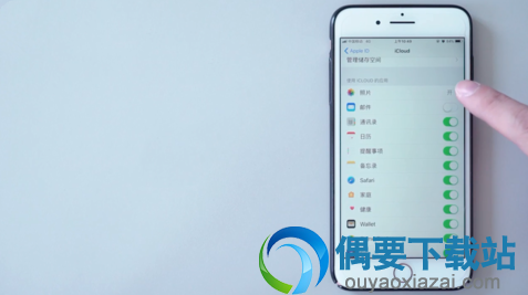 如果需要重新备份，把需要iCloud的程序打开，以“照片”为例，点击“iCloud”界面的“照片”