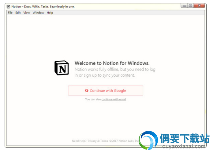 Notion笔记软件截图