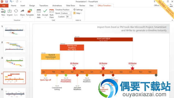 ppt时间轴插件(Office Timeline)