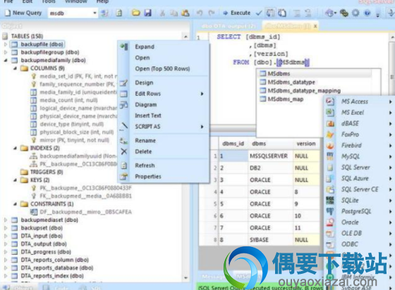 Database.NET多重数据库管理工具