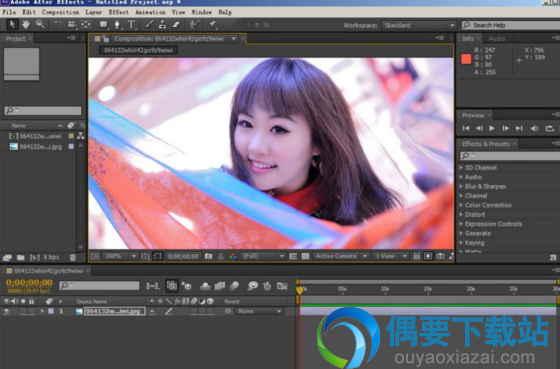 adobe after effects cs6视频编辑处理软件