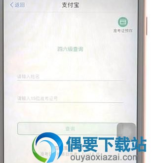 怎么用支付宝查询四六级英语成绩