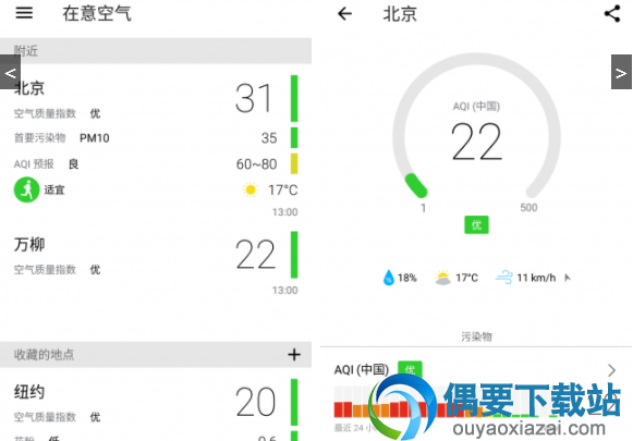比较精准的空气质量app软件分享